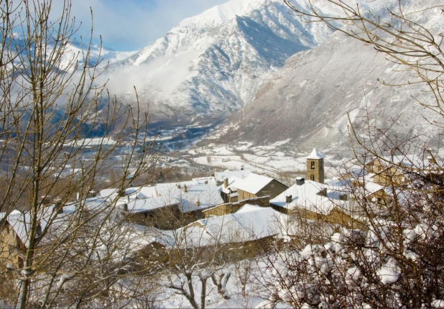 El pueblo nevado